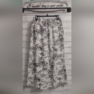 NWT $70! Sale $36! Tahari Linen-blend Super Wide Leg Beach Pant